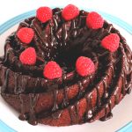 Vegan Chocolate & Raspberry Bundt Cake